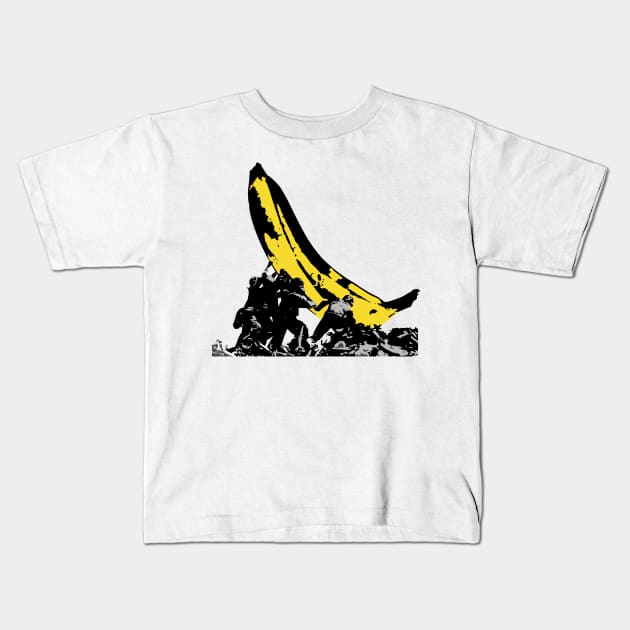 Iwo Jima Underground Kids T-Shirt by PopGraphics